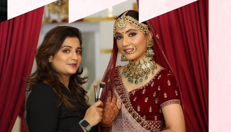 Gagnakshi Kumar with bride